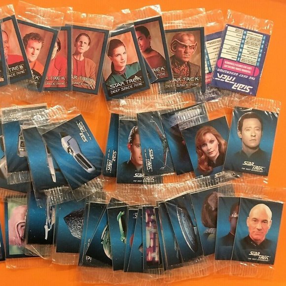 Star Trek The Next Generation & Deep Space 9 Frito-Lays Mini Card Complete Set - Picture 2 of 3